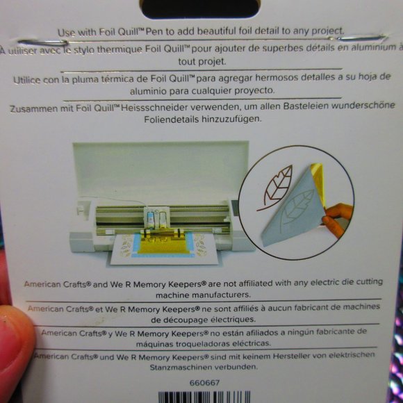 Foil Quill Gold Heat Activated Foil For Scrapbooking - Picture 4 of 6